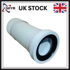 300–700 mm Long Flexible WC Connector Toilet Waste Pipe