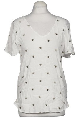 Joules Bluse Damen Oberteil Hemd Hemdbluse Gr. EU 38 Weiß #tbfne1b
