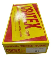 Cratex 1" x 3/16" x 1/16" - Resin Bonded Rubber Wheel (Fine Grit) 100 Pack