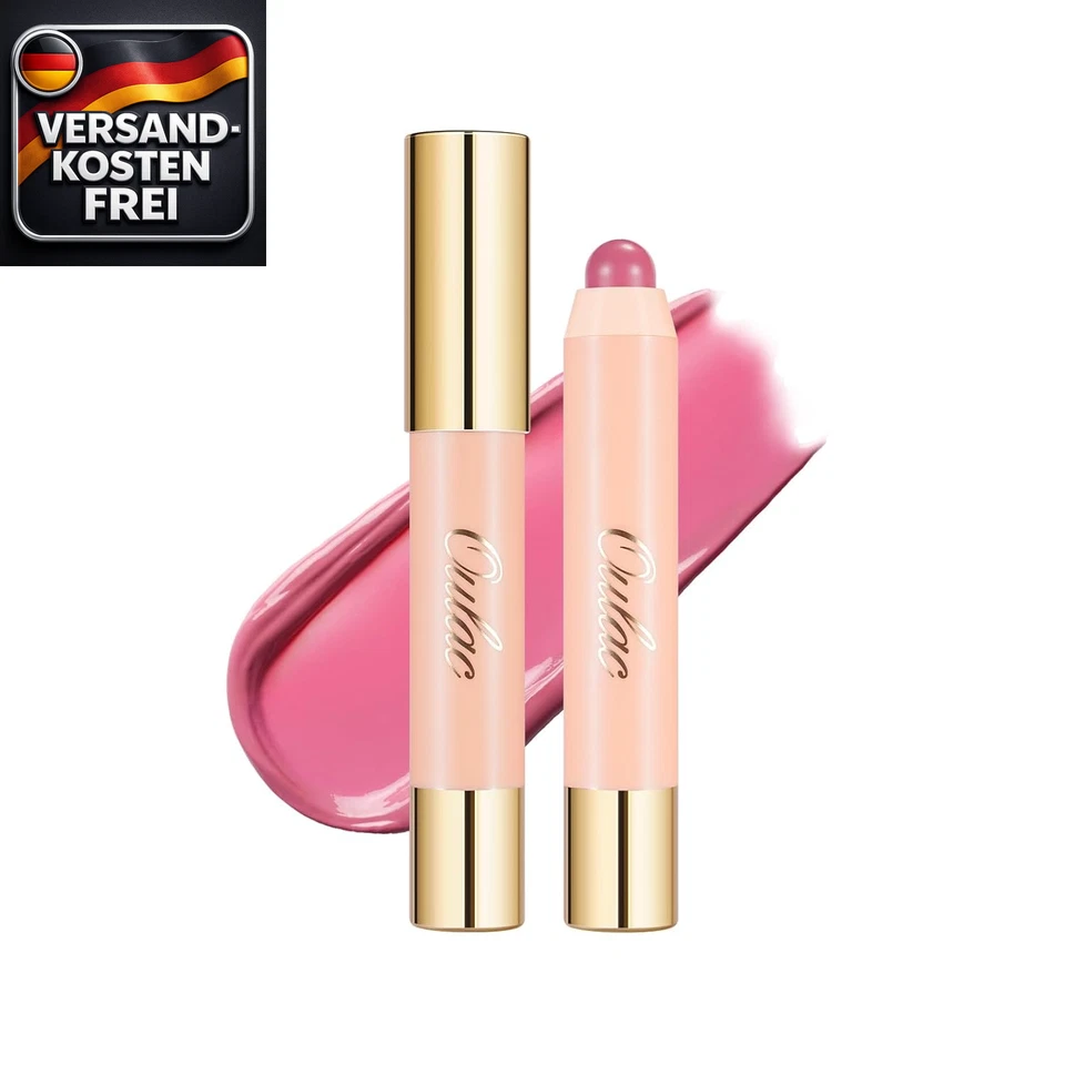 Oulac 2 in 1 Lippenstift Rouge getönter Lippenbalsam feuchtigkeitsspendend pfleg