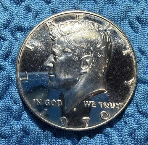 1970-S Kennedy Proof Half Dollar 40% Silver San Francisco Mint US 50C Coin