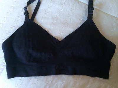 neuer Drop Cup Still Umstands BH Bralette Gr. XXL schwarz