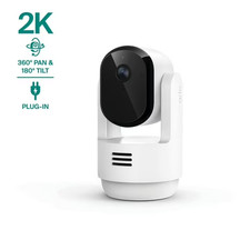 Arlo Essential Indoor Pan Tilt Security Camera 2K 2025 Release - Wired Plug-in