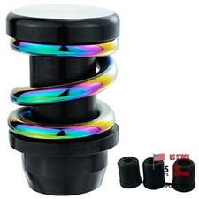 Spring Shifter Knob Aluminium Alloy Gear Stick Head Manual Black Colorful Spring Shifter Knob Aluminium Alloy Gear Stick Head Manual Black Colorful