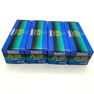 Konica Shinra SRS100 SRS120 35mm Film 4 Rolls Expired Unused Japan Lot