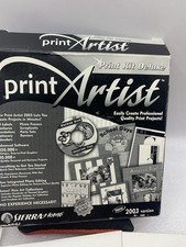 Vintage Print Artist 2003 Print Kit Deluxe PC CD 6 Discs Sierra Home BC