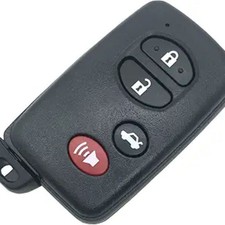 Key Fob Case Shell Fit for Highlander Venza 2008-2016 Replacement Smart Car Key