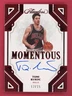 2022-23 Panini Flawless Momentous Toni Kukoc Auto /15 Ruby Autograph Bulls