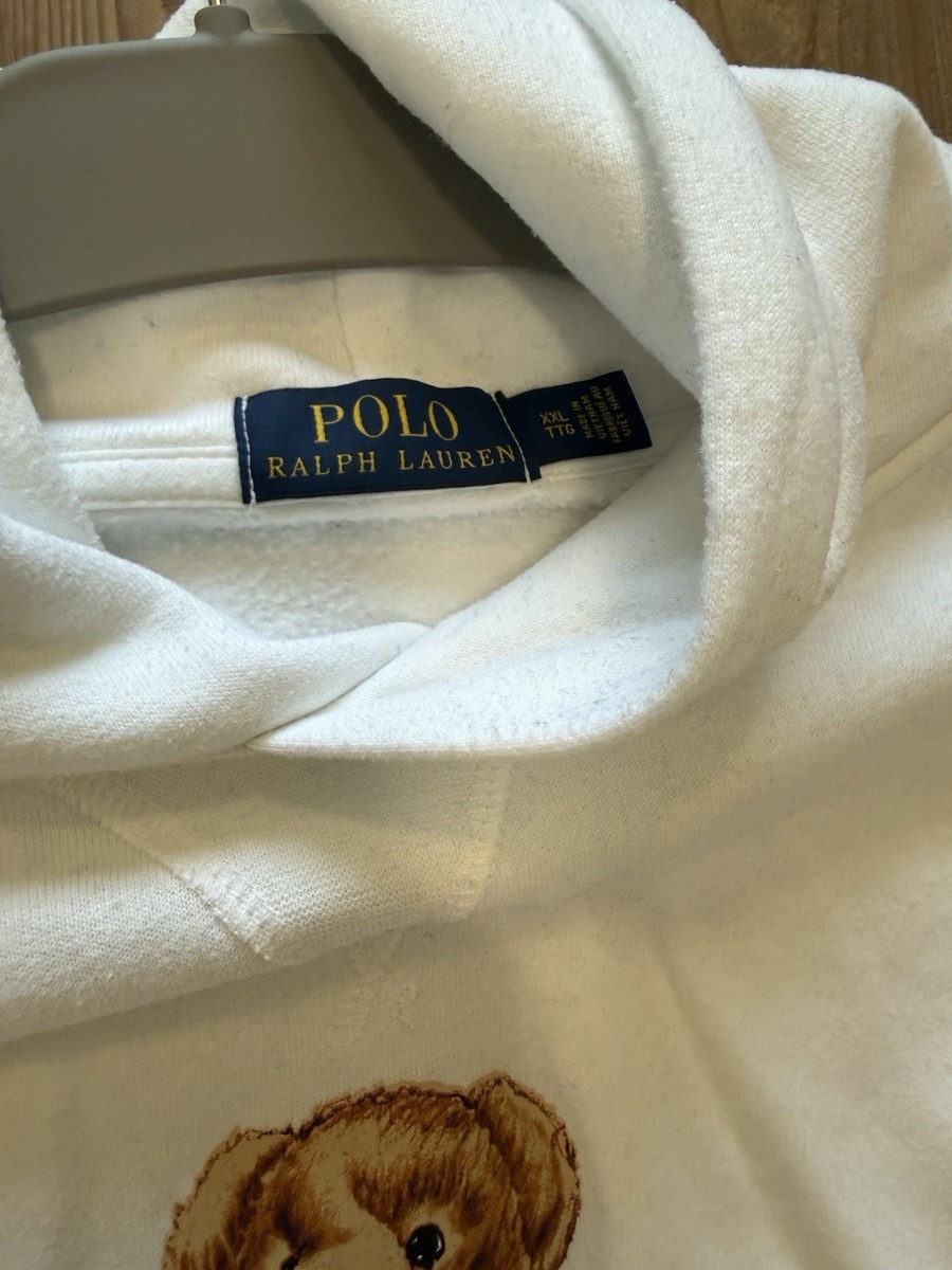 Ralph Lauren Polo Soccer Bear Hoodie Men's Size XXL | eBay