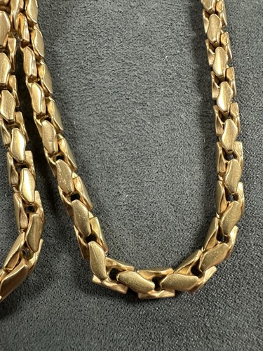 David Yurman Fluted Chain 18K Yellow Gold 5MM 22” Retail $10,500 - Picture 10 of 13