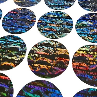 Hologramm Siegel 20mm 3D Aufkleber Garantie Sicherheitssiegel Sealed Label