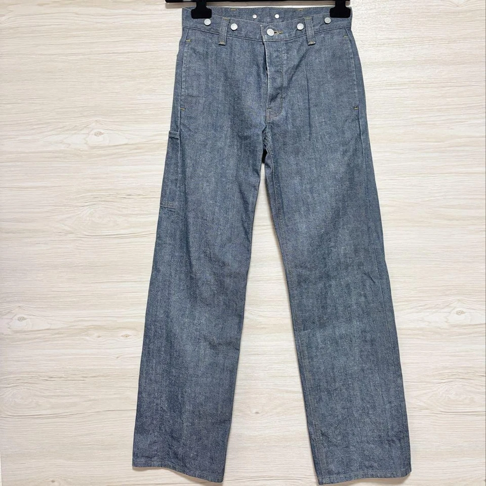MARGARET HOWELL x EDWIN Organic Cotton Denim Trousers W26 L31 20th Anniversary - Image 2 of 4