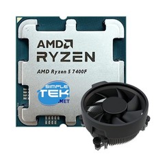 Amd Ryzen 5 7400F Am5 Processeur Cpu Sans Gpu Intégré 6C/12T Jusqu'à 4.70GHz