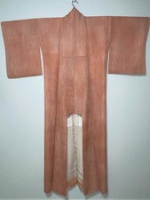 Komon Casual Patterned hitokoshi chirimen Kimono Japanese Pure Silk Traditional