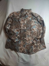 Basic Editions Button Down Shirt Womens Large...