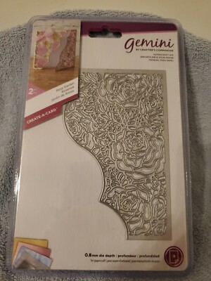 Gemini Crafters Companion Rose Garden 2 piece create a card die