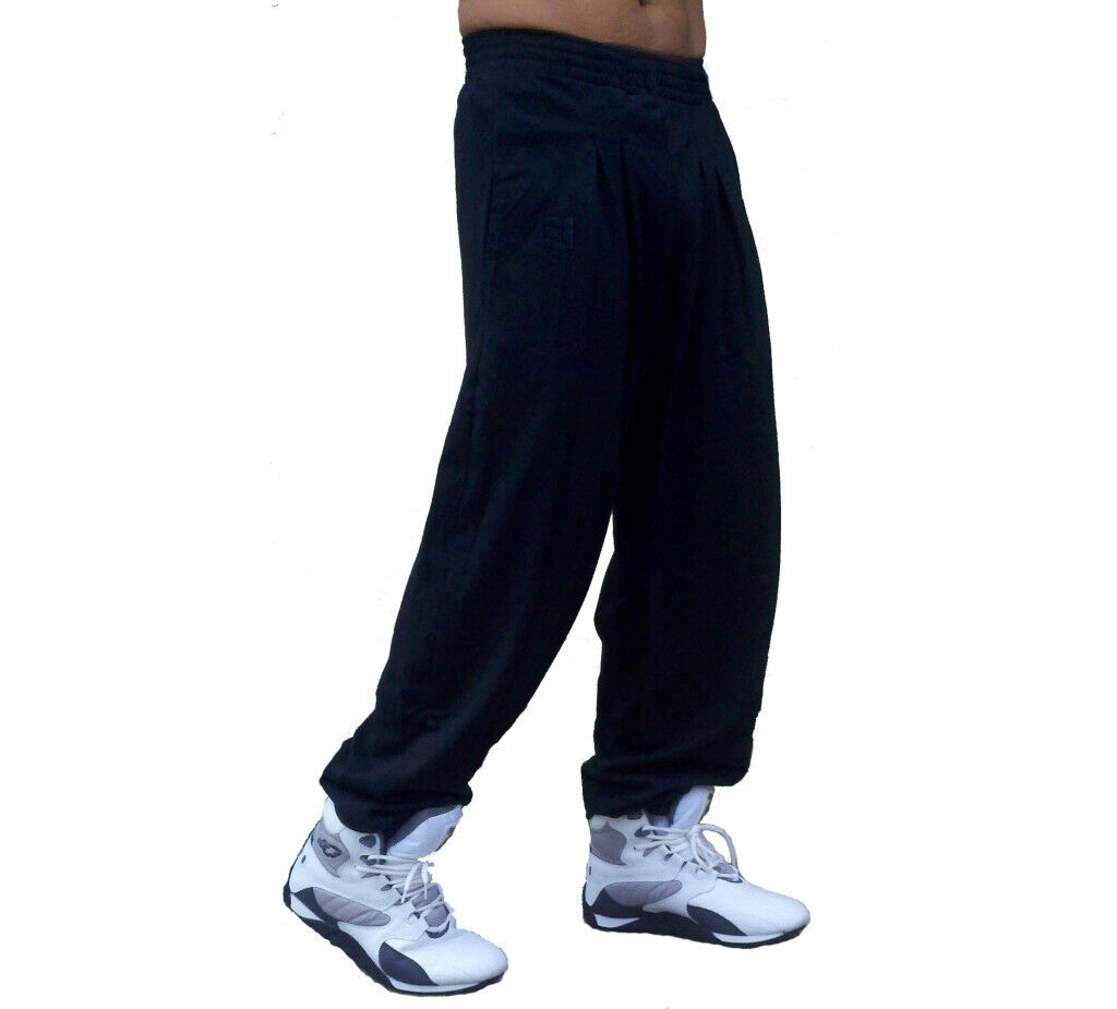 F501 Baggy Gym Pants - 100% Cotton - Workout Pants from Best Form