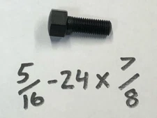 5/16 - 24 X 7/8 High Hex Cap Screw, Reproduction, Pre war, Grade 8