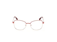 Max & Co MO5091 066 Red Gold Butterfly Optical Eyeglasses Metal Frame 52-18-140