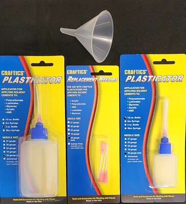 Craftics 20-Gauge Flexible Needle Solvent Applicator Bottle Bundle | eBay