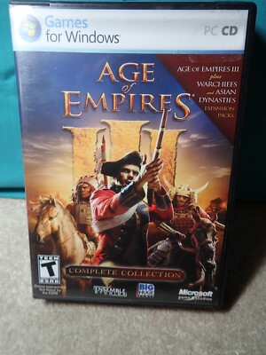 Age of Empires III Complete Collection (Win PC CD) Incl Warchiefs, Asian Dynasty