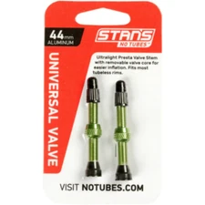 Stan's NoTubes 44mm Tubeless Valves Pair Green