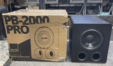 Svs Pb-2000 Pro 12 In Ported Subwoofer (premium Black Ash)