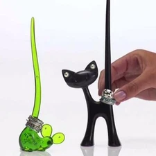 Koziol RING HOLDER Stand Cat Fun Gift Idea made in Germany New