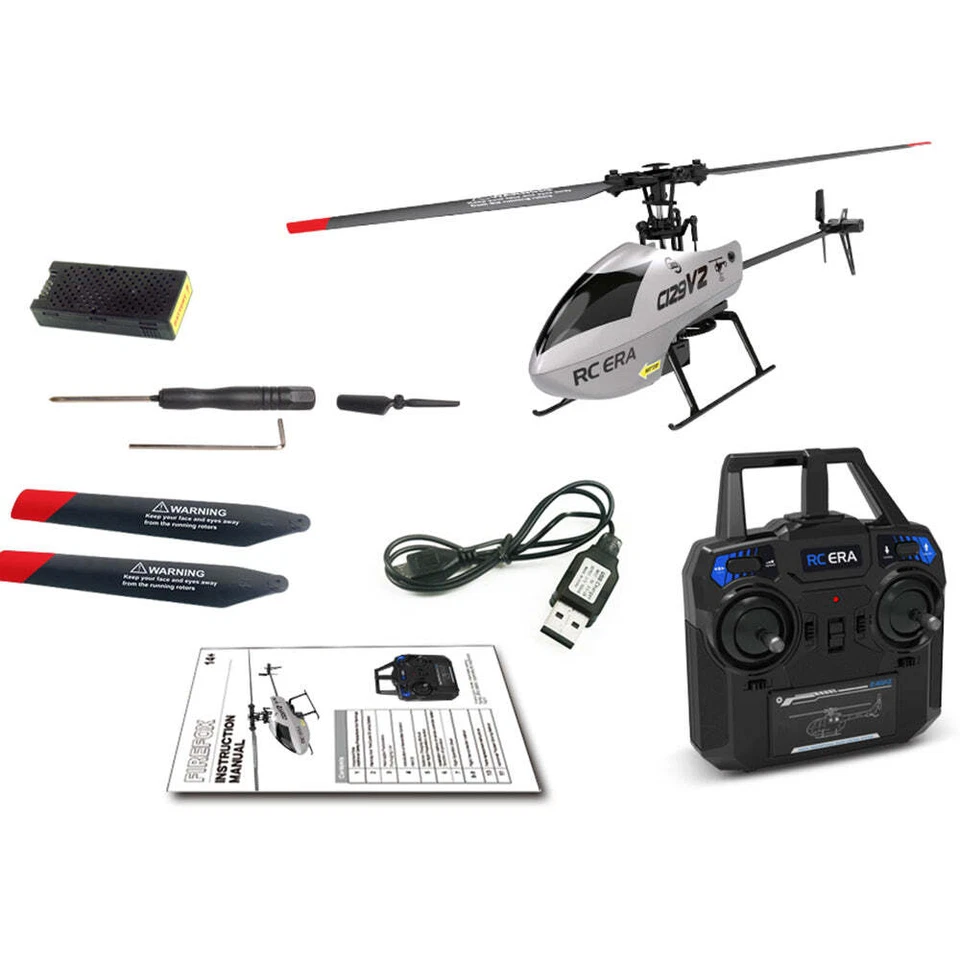 YuXiang C129 V2 4CH Flybarless Micro RC Helicopter w/ 6-Axis Gyro and Altitude C - Image 3 of 3