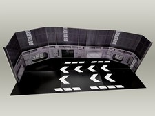 Giant Death Star Hangar Backdrop for 3.75 Star Wars Hasbro Kenner Figures