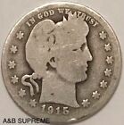 (1) Barber Liberty Head Quarter From 1892-1916 With Date 90% Silver