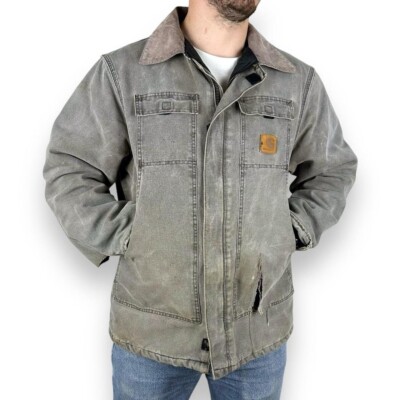 Vintage Carhartt Traditional Arctic Insulated Chore Jacket, Grey