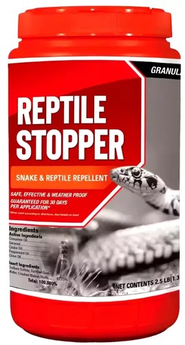 Reptile Stopper Snake & Reptile Repellent, Safe, Effective, Weather Proof 3.1 LB
