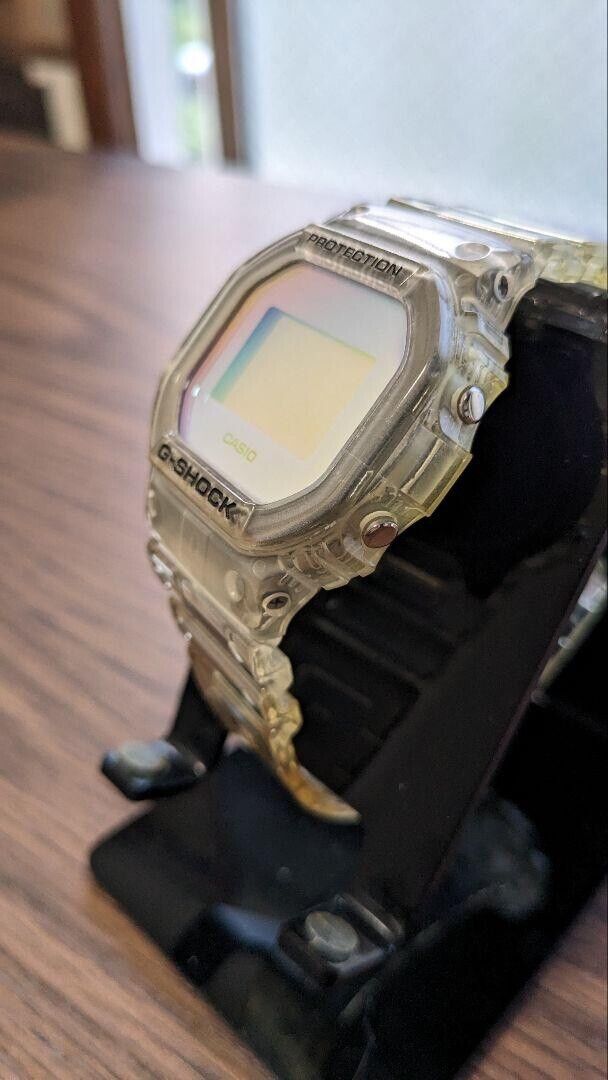 CASIO G-SHOCK DW-5600SRS-7JF Clear Rubber Quartz Digital CASIO G-SHOCK DW-5600SRS-7JF Clear Rubber Quartz Digital