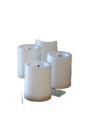 Single White Alabaster Candle Holder – Natural Stone Tealight/Votive Holder With Soft Amber Glow For Home Décor