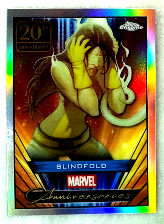 Blindfold 2025 Topps Chrome Marvel 20 Years Anniversary