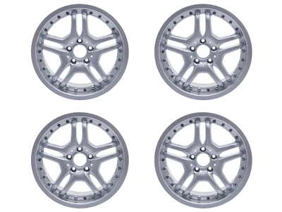 Mercedes-Benz 17インチ アルミホイール 4本セット New Set of 7.5 x 17 Inch ET 25 Mercedes-Benz Replica Twin Spoke