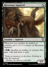 Ravenous Squirrel 0258 Non Foil Uncommon Bloo...