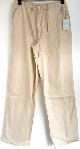Men's Plain Linen Trousers Straight Leg Zip Fly Pockets SALE WAS £30 NOW £20 - Picture 10 of 13