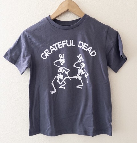 Boys' Grateful Dead Band Graphic T-Shirt Dancing Skeleton Music Halloween M (8)