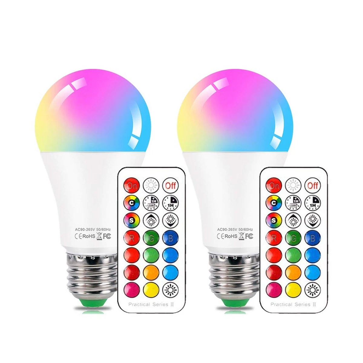Automatic color on sale changing light bulb
