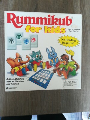 Rummikub für Kinder ausgezeichnetes Alter 5+ kein Lesen 2-4 Spieler gezählt und komplett