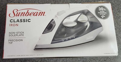 Sunbeam 1200W Classic Iron with Precision Tip and Anti-Calc Technology