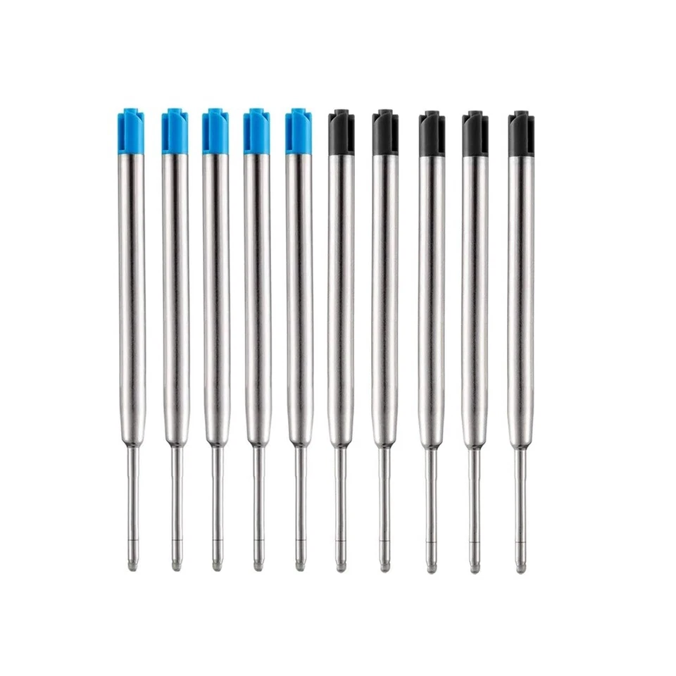 G2 Compatible With Parker Ballpoint Pen Refills Black Blue Ink 1 5 10 20 Medium