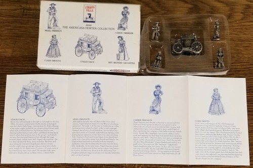 Liberty Falls The Americana Pewter Collection (5) Pewter Figurines #AH48 ~ BNIB - Picture 5 of 6