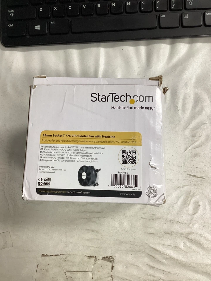 StarTech FAN775E 95mm Socket T 775 CPU Cooler Fan with Heatsink 95mm - 2600rpm - Image 2 of 4