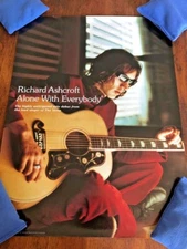 Rare RICHARD ASHCROFT Alone with Everybody Promo Poster 2000 The Verve Britpop