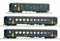Roco 6200090, 3Tlg. Set Ew Ii Einheitswagen, Sbb, Neu & Ovp, H0