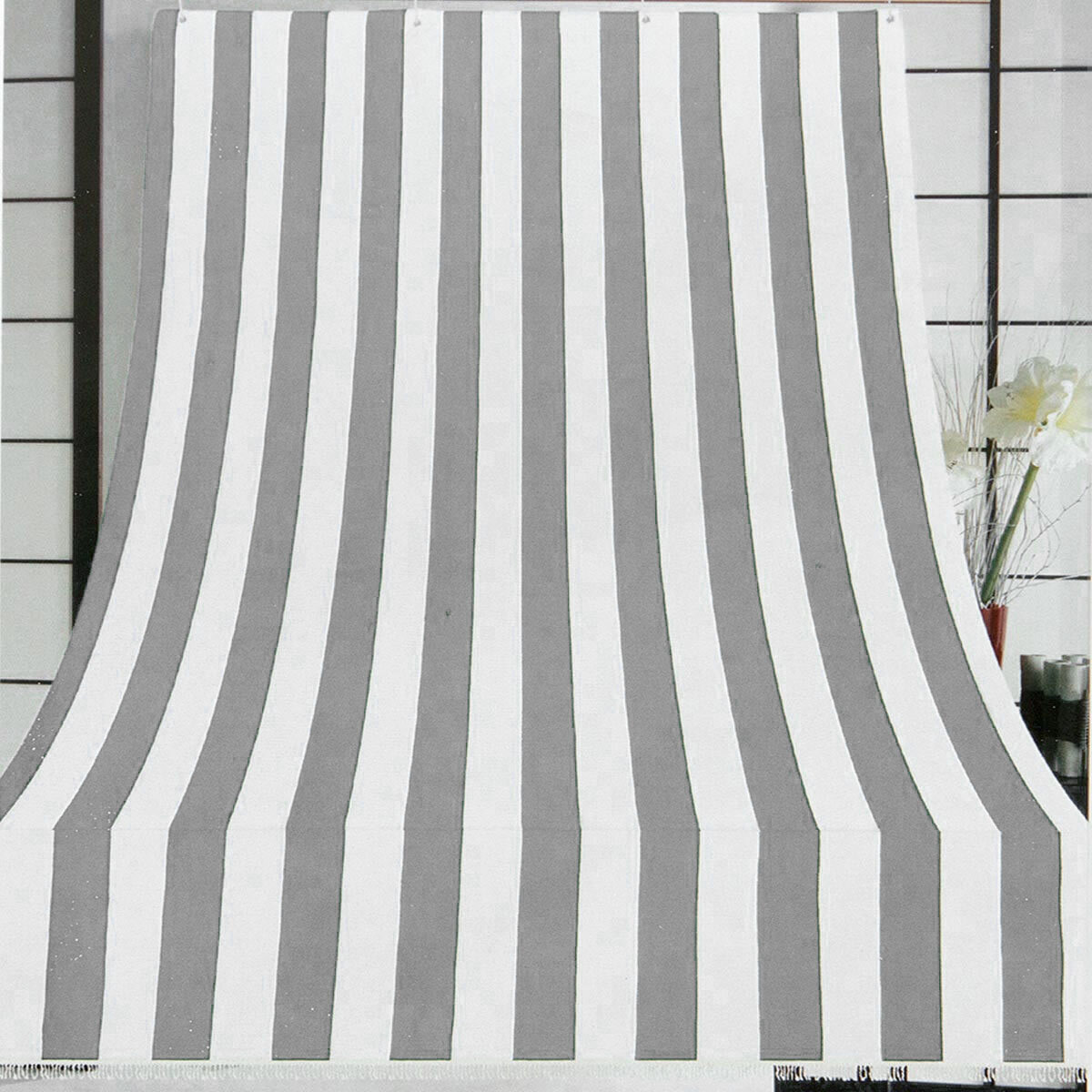 Tenda Da Sole Con Anelli 150x250 Cm Gialla - Per Esterno, Antivento, Modello Sophia