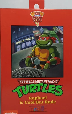 NECA 2023 TMNT CARTOON VHS ULTIMATE RAPHAEL ACTION FIGURE NINJA TURTLES MISP - Image 1 of 4